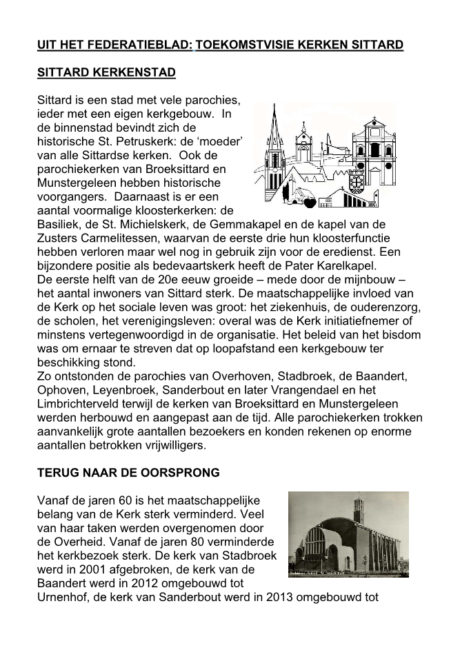 In deze uitgave heeft het parochieblad geen zevende pagina.